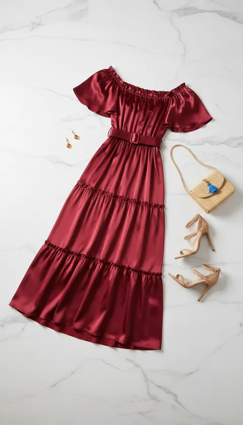 AI design for this maxi dress