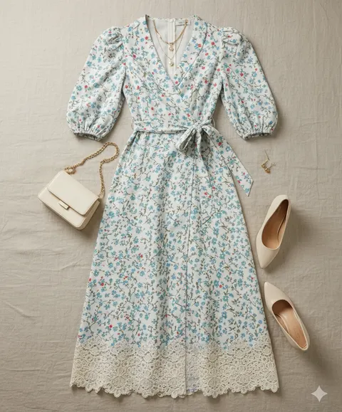 AI design for this maxi dress