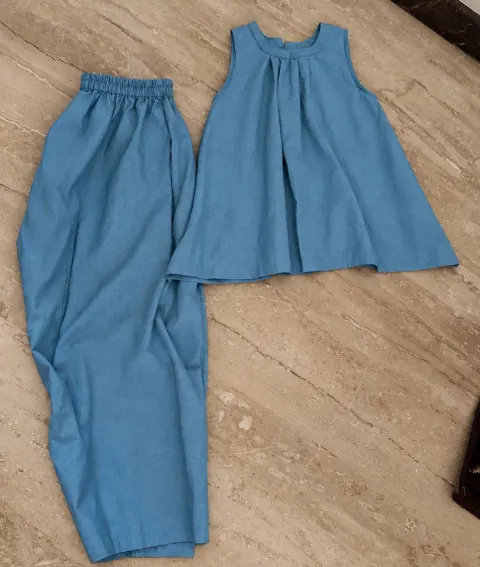 Custom plain co-ord set for a everyday, stitched by DIYO