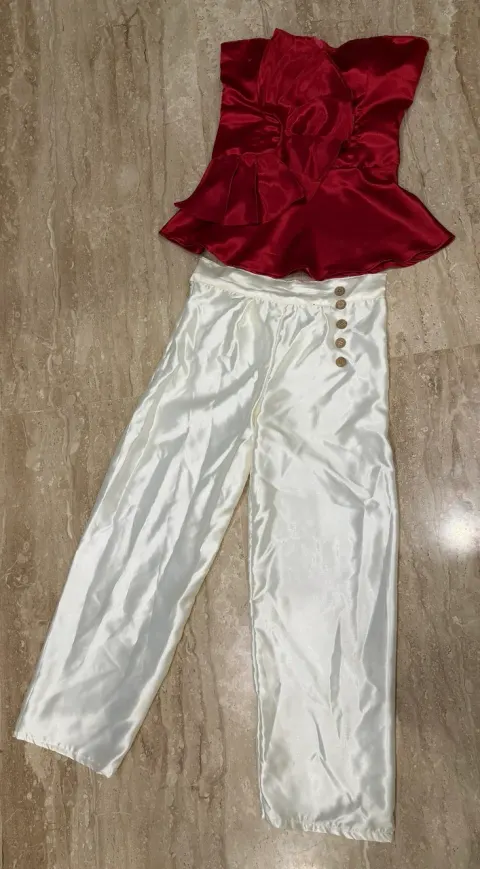 Custom satin corset stitched by DIYO