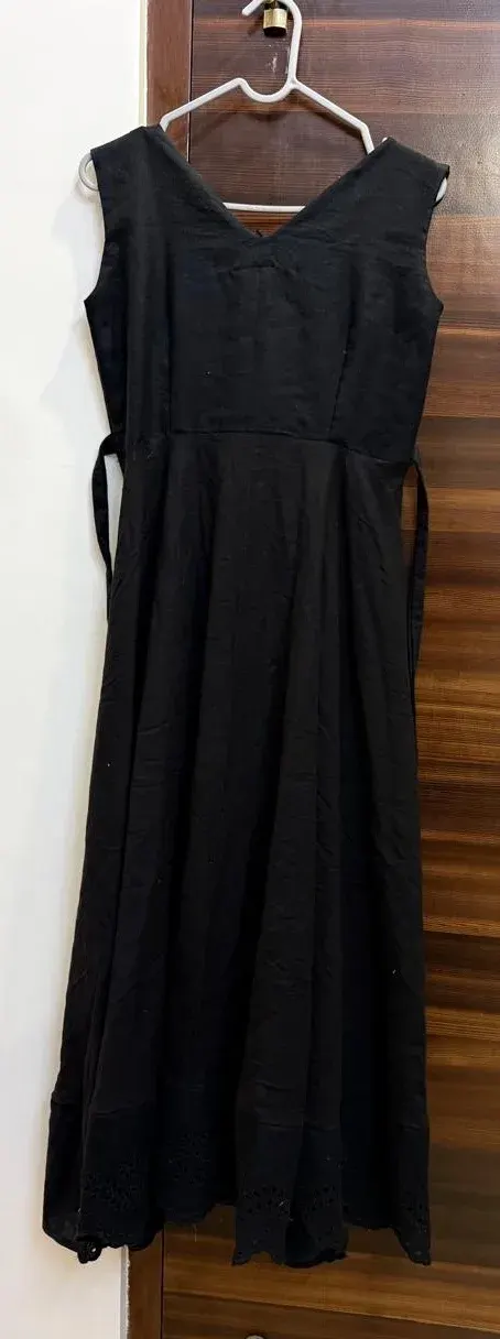 Custom plain maxi dress stitched by DIYO