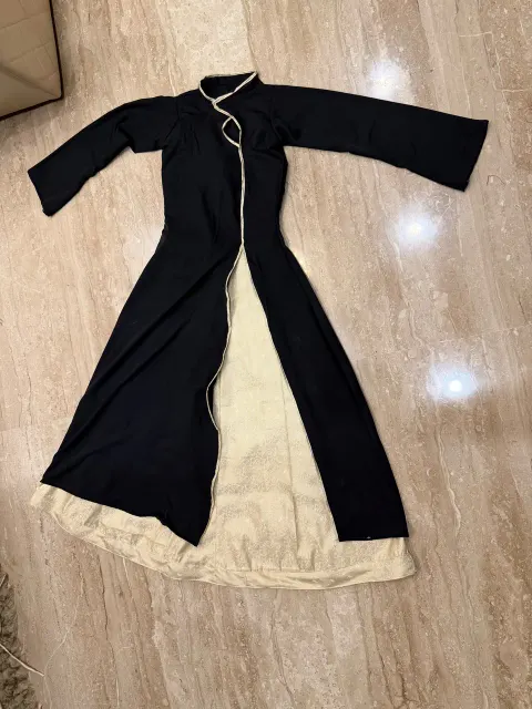 Custom plain maxi dress stitched by DIYO