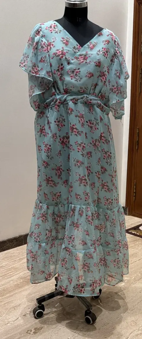 Custom maxi dress stitched by DIYO