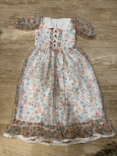 Custom organza maxi dress stitched by DIYO