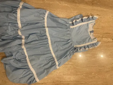 Custom plain maxi dress stitched by DIYO