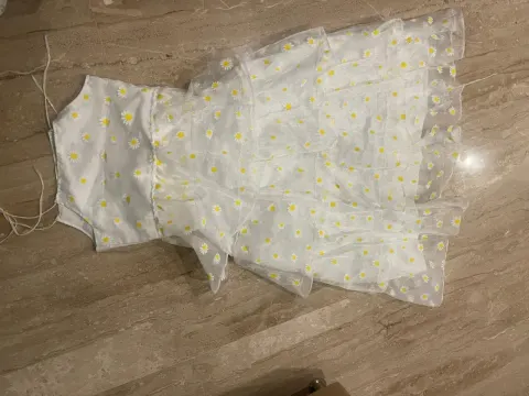 Custom organza maxi dress stitched by DIYO