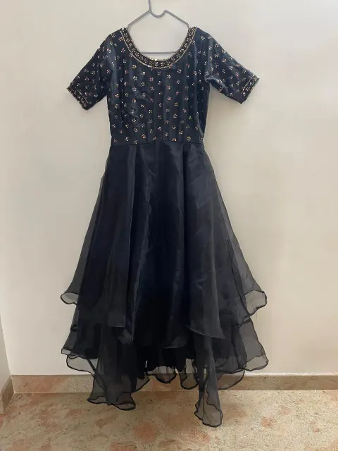 Custom organza maxi dress stitched by DIYO