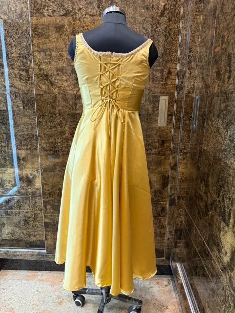 Custom plain maxi dress stitched by DIYO