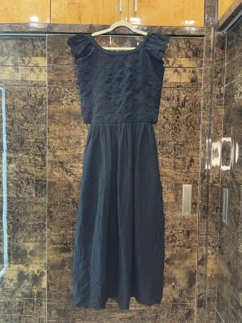 Custom plain maxi dress stitched by DIYO