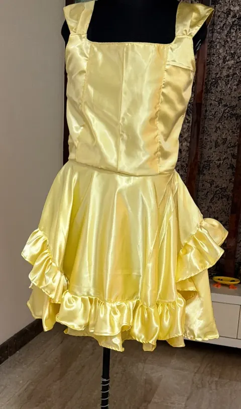 Custom short dress stitched by DIYO