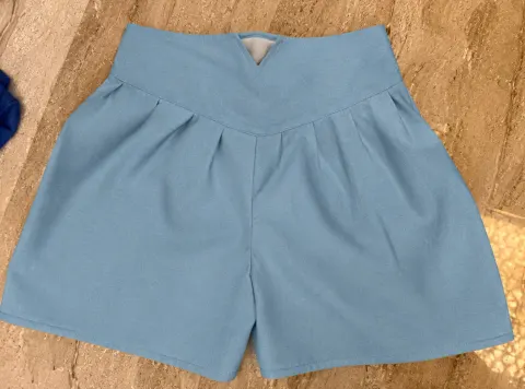 Custom plain shorts stitched by DIYO