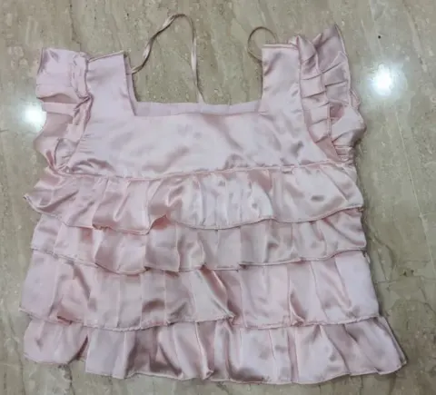 Custom plain top stitched by DIYO