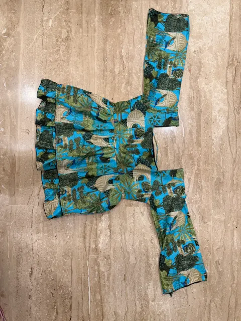 Custom small prints top stitched by DIYO