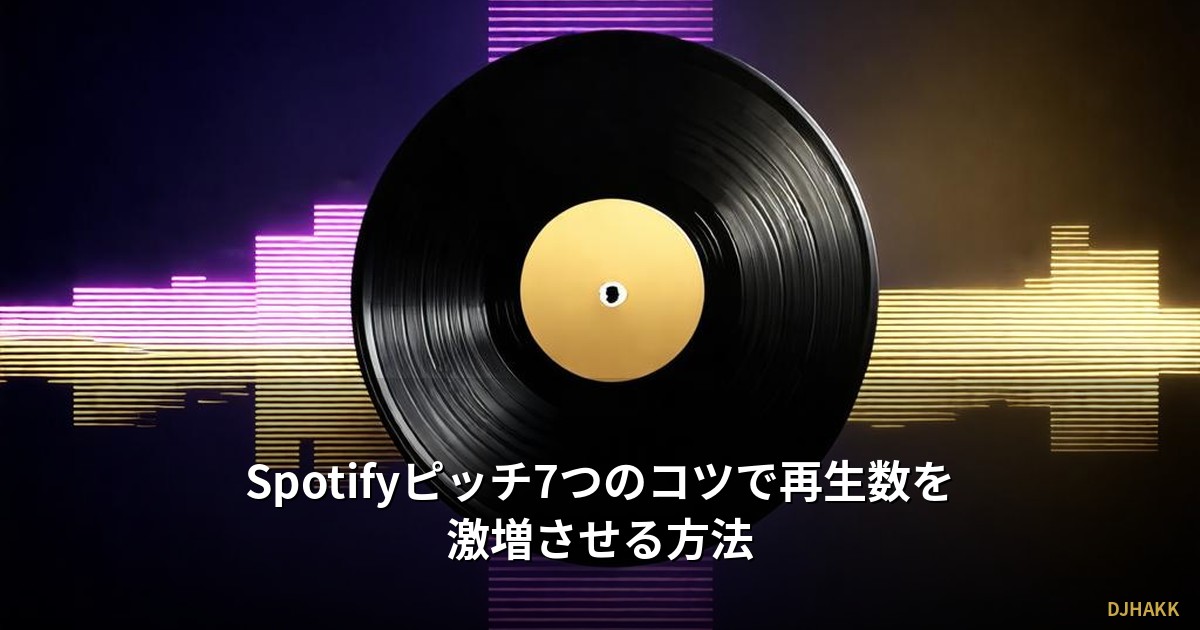 Spotifyピッチ7つのコツで再生数を激増させる方法