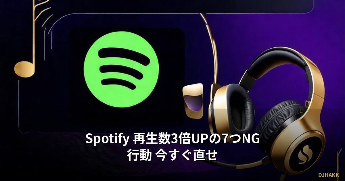 Spotify 再生数3倍UPの7つNG行動 今すぐ直せ