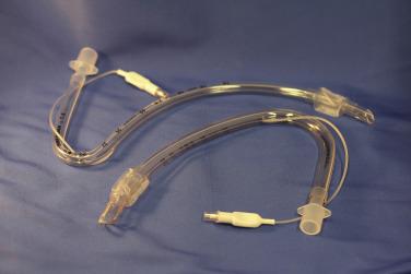 Fig. 14.11, Oral and nasal Ring-Adair-Elwyn (RAE) tracheal tubes.