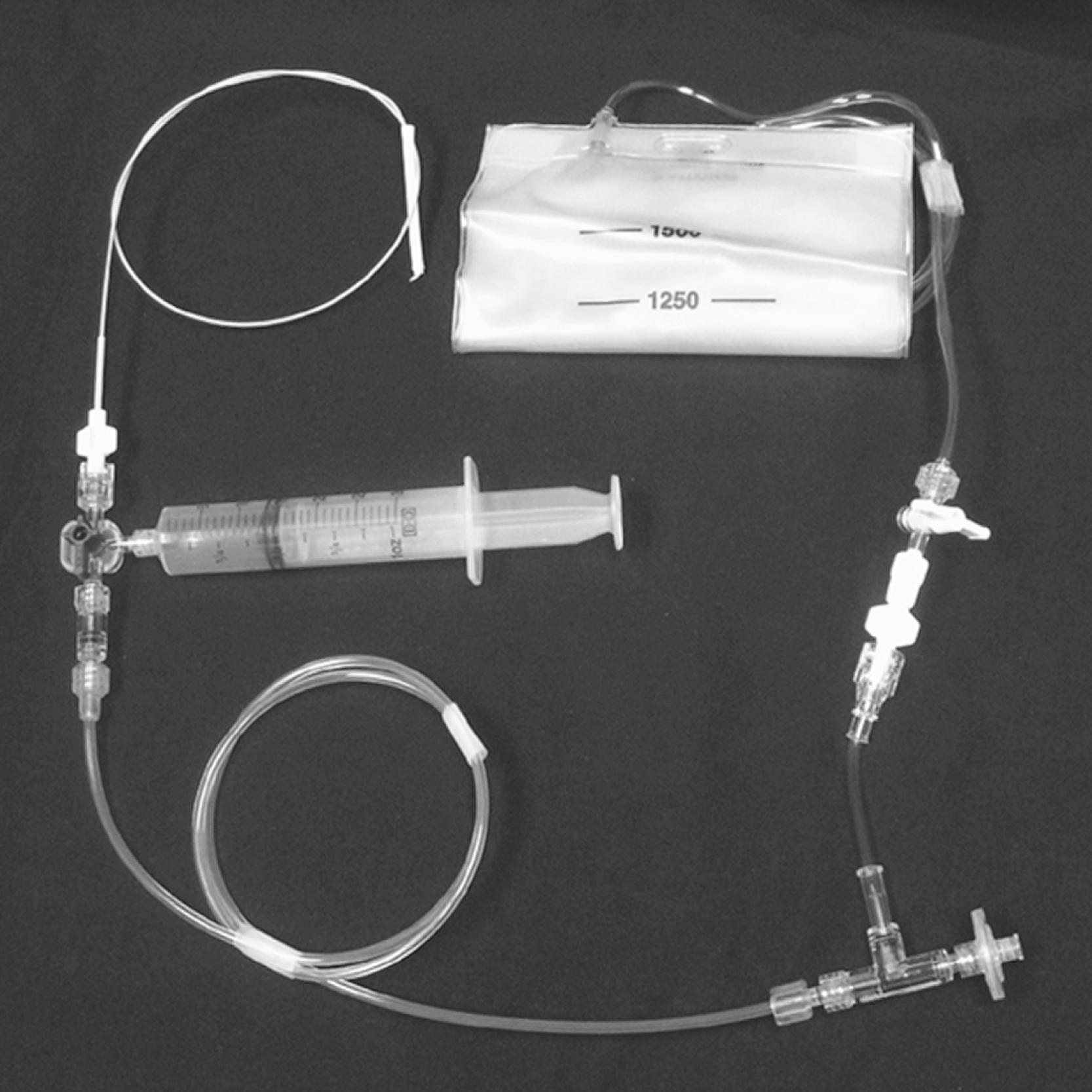 Figure 27.5, CO 2 System Connected to a Diagnostic Catheter.