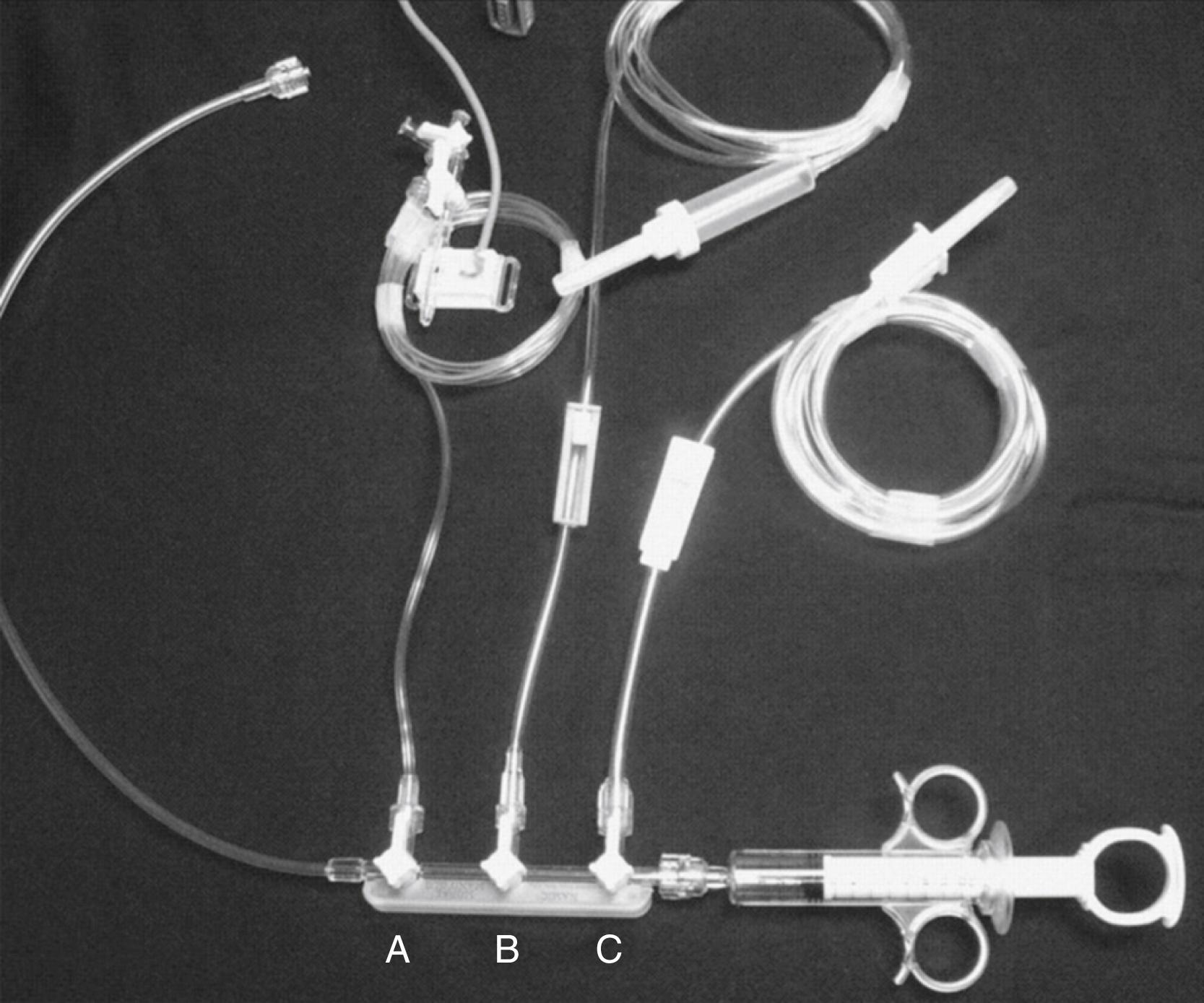 Figure 27.6, Rapid, Convenient Device for Mixing and Delivery of Contrast Material.