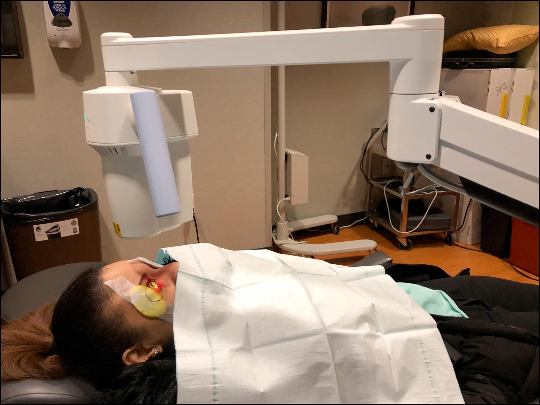 Fig. 152.1, Avedro Inc.’s corneal crosslinking system for keratoconus in US Food and Drug Administration-approved in the United States.