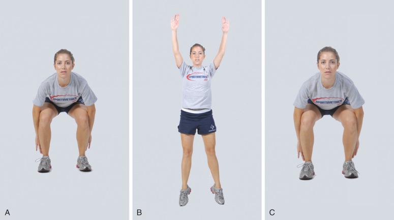 FIG 14-8, Squat jump.