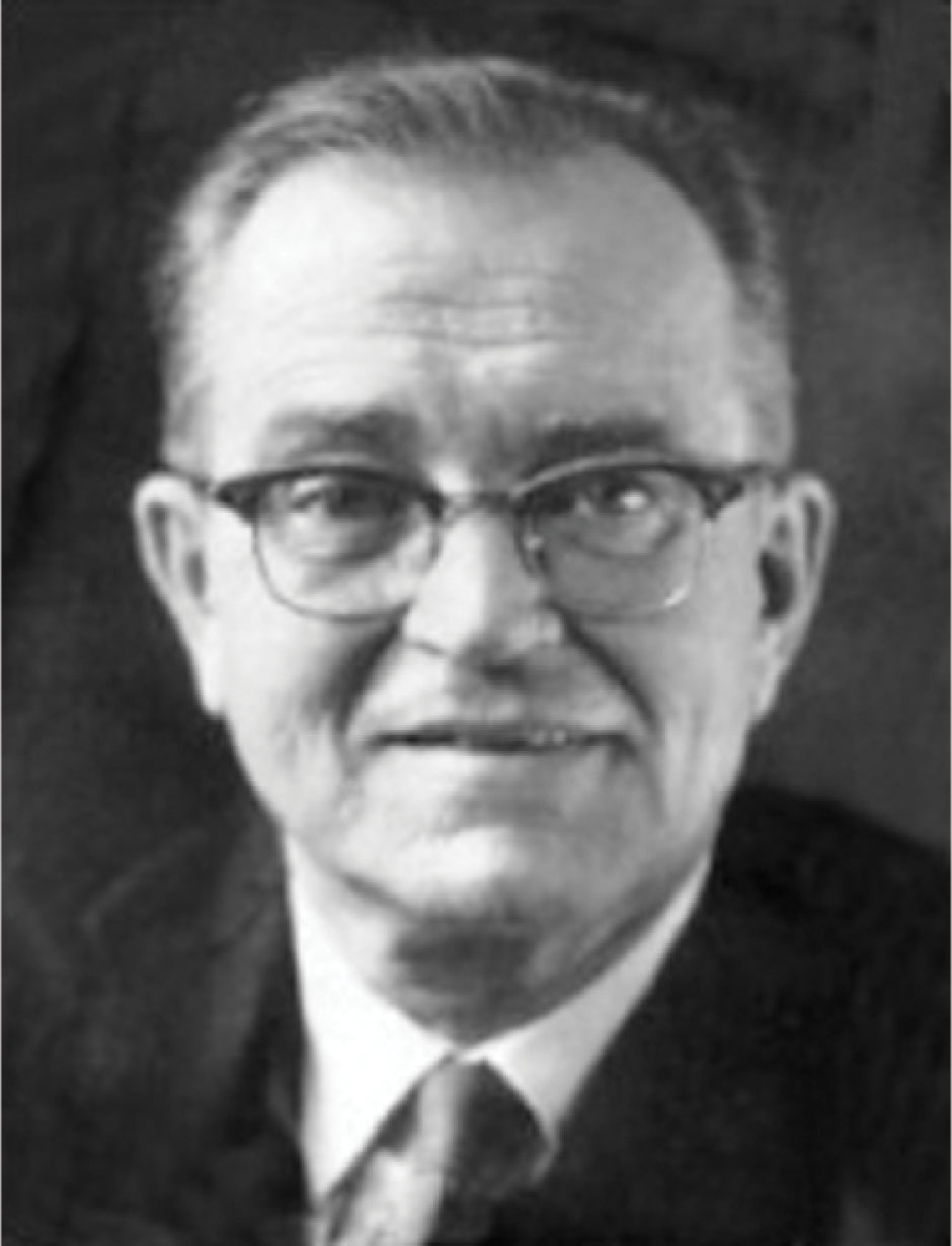 Fig. 1.1, In the 1940s, Dr. Karl Dussik (1908–1968) made one of the earliest applications of ultrasound to medical diagnosis when he used two transducers positioned on opposite sides of the head to measure ultrasound transmission profiles. He discovered that tumors and other intracranial lesions could be detected by this technique.