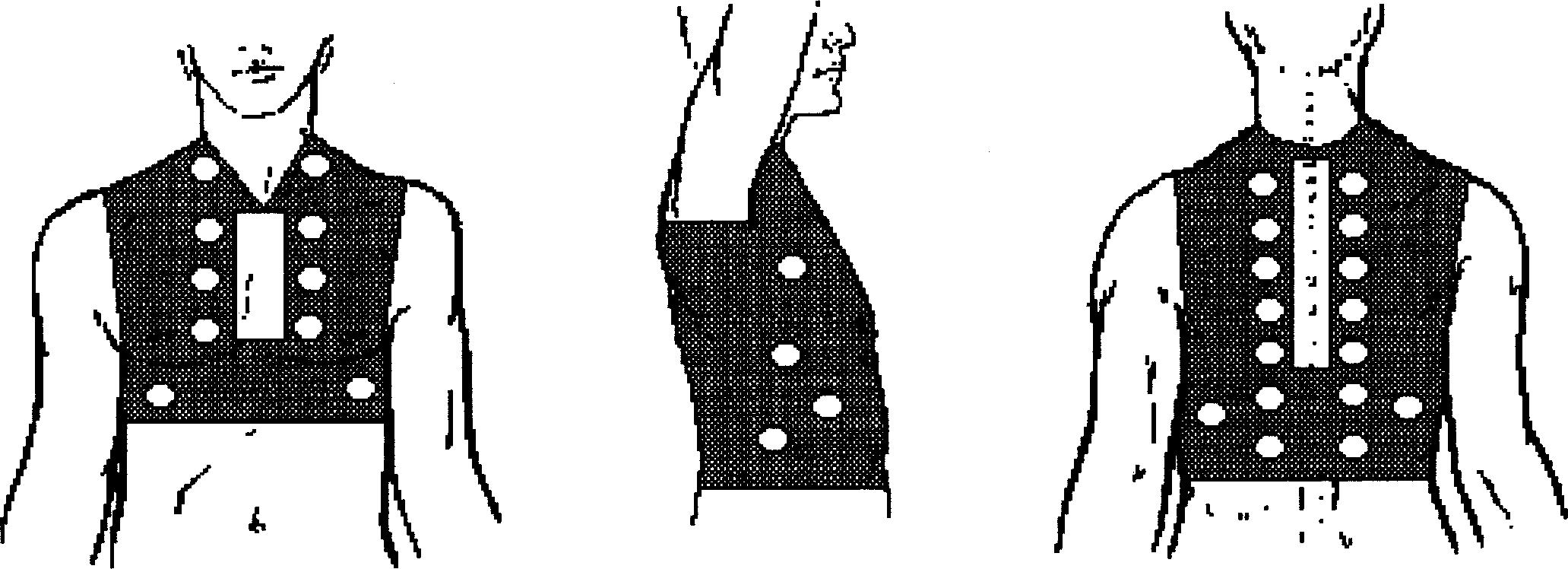 Fig. 12.6, Vesicular sounds are classically absent in two narrow areas, corresponding anteriorly and posteriorly to the trachea and central bronchi (parascapular areas).