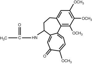 Fig. 40.1, Colchicine structure.