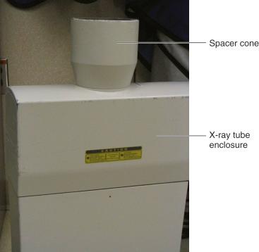 Fig. 75.8, The x-ray tube housing.