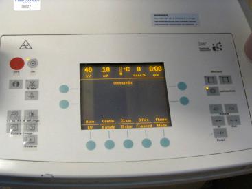 Fig. 75.10, Philips unit x-ray control panel.