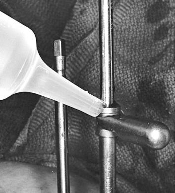 Fig. 8.28, Irrigate the drill bit while drilling to cool it.