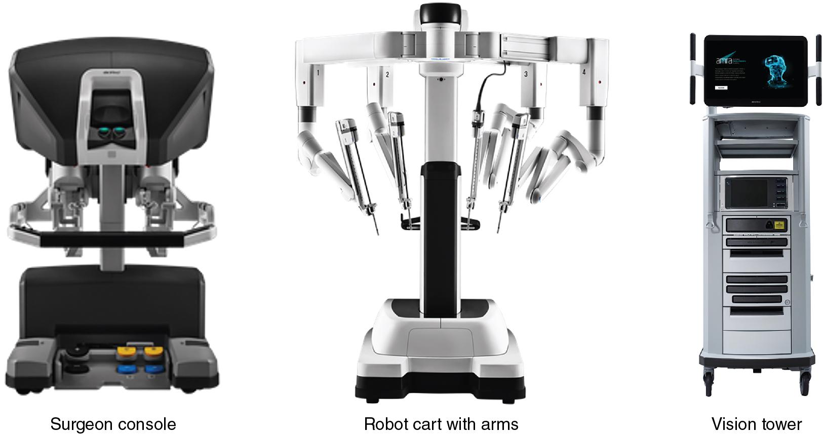 Fig. 3.1, Da Vinci Xi Components.