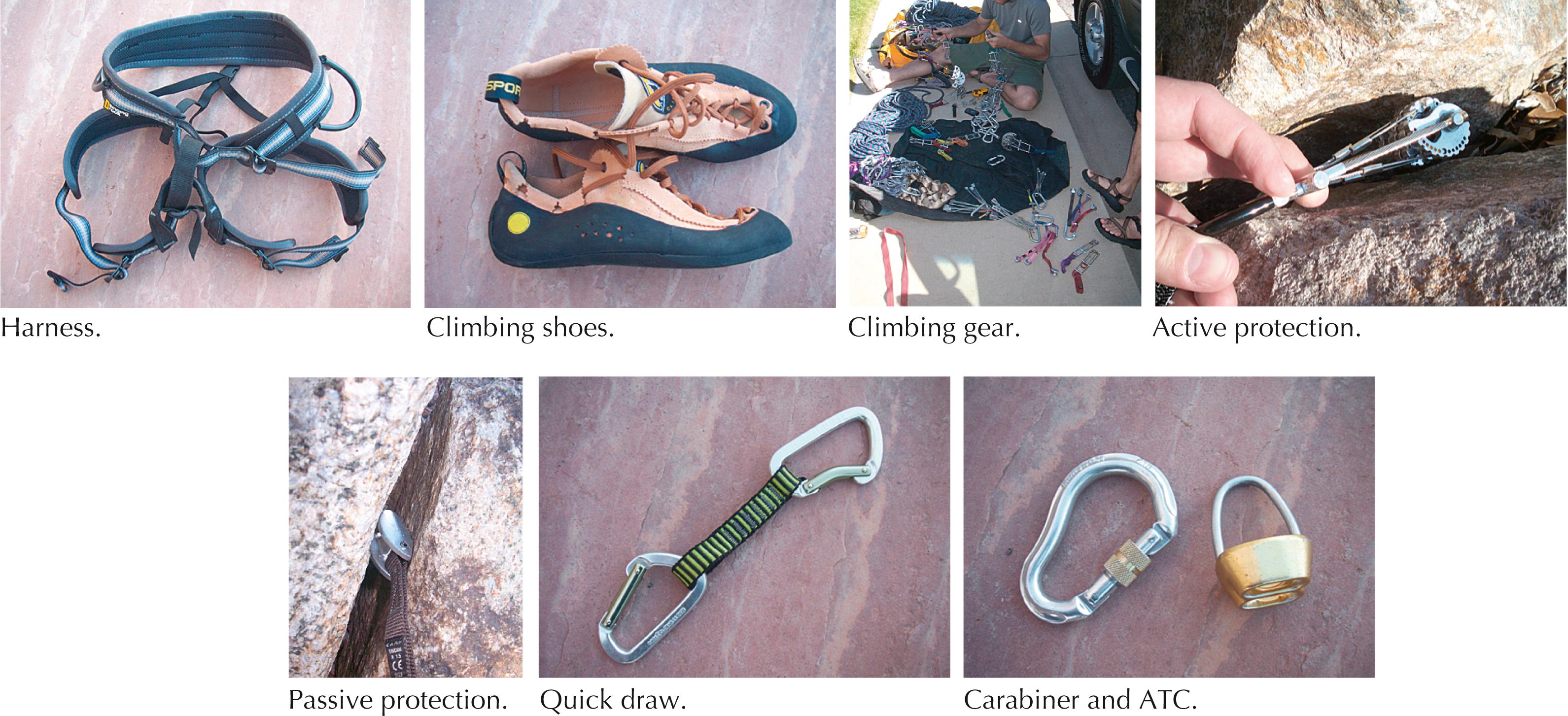 Figure 99.2, Climbing equipment.