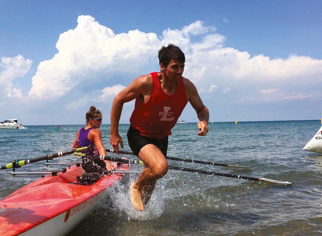 Figure 85.1, Coastal rowing: Beach sprint.