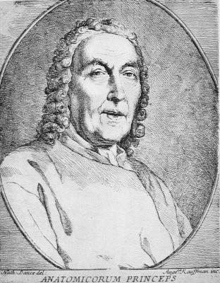 Figure 1-4, Giovanni Battista Morgagni (from an engraving).