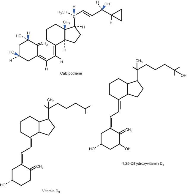 Fig. 49.3, Topical vitamin D analogs.