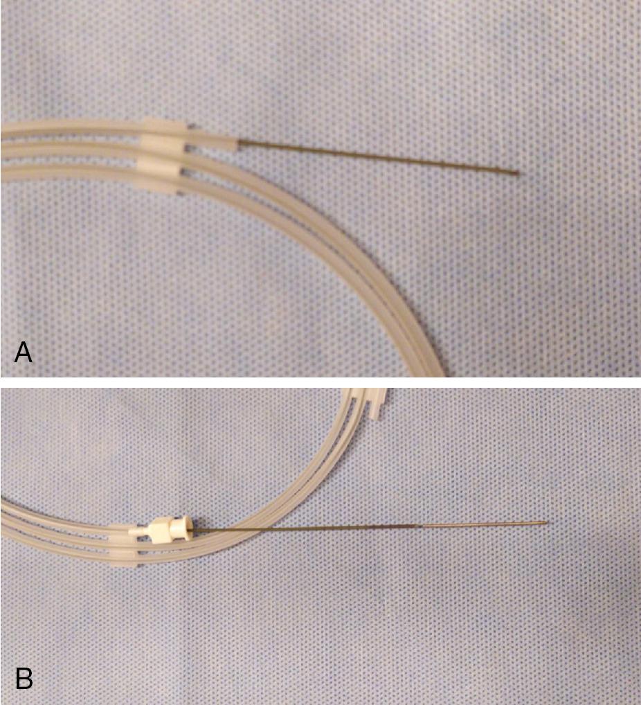 Fig. 10.4, The Straight-Tipped Guide Wire.