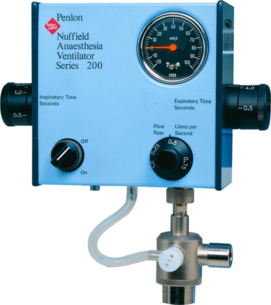 Fig. 8.4, The Penlon Nuffield 200 ventilator.