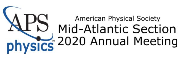 The banner to welcome you to APS Mid Atlantic Section Meeting 2020