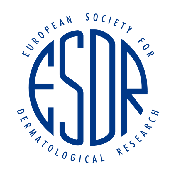 The logo of the organization European Society for Dermatological Research