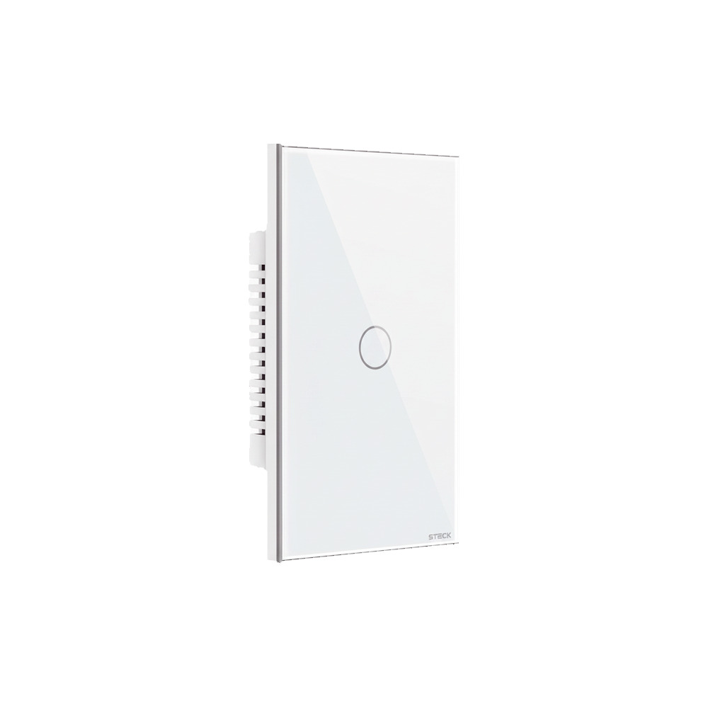Interruptor Steck Ambiente Conectado 4X2" 1 Módulo Touch Branco WI-FI