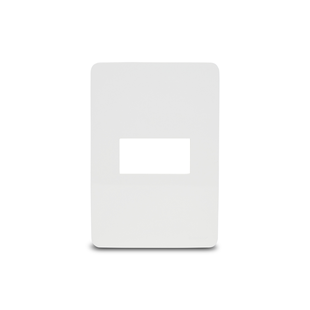 Placa 4X2 1 Posto Antibacteriana Branca