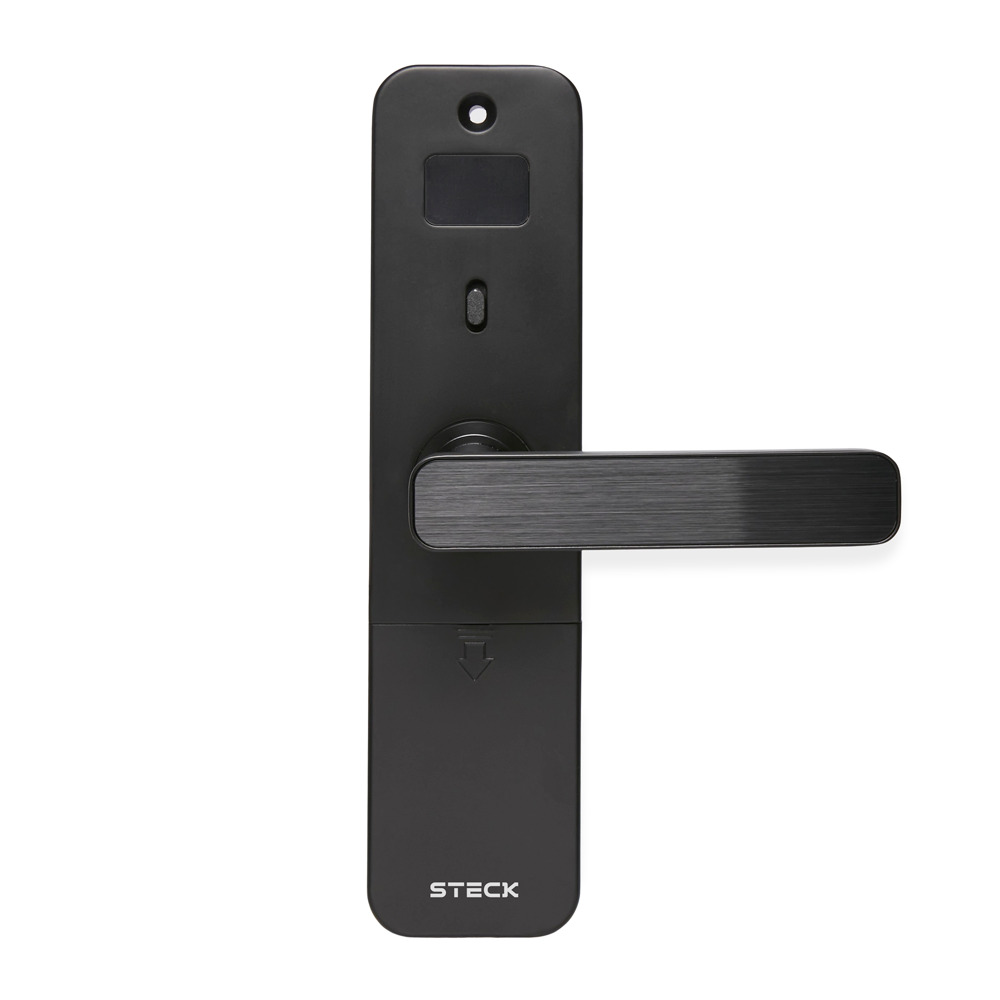 Fechadura Inteligente WI-FI com Maçaneta e Biometria Steck Ambiente Conectado