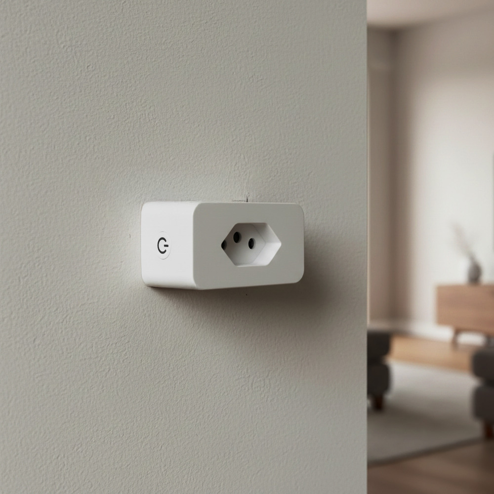 Plugue Inteligente 2P+T 20A WI-FI Steck Ambiente Conectado