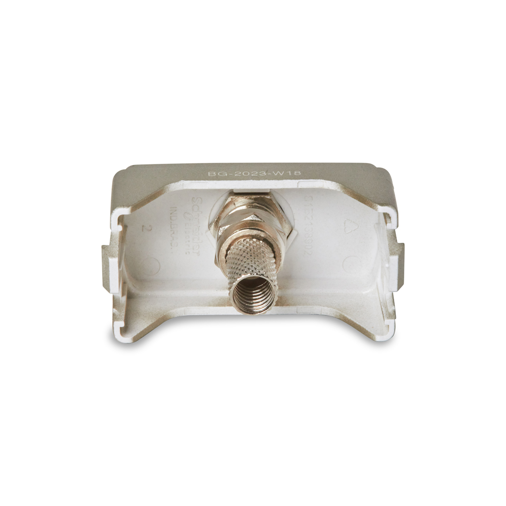 Módulo Tomada para Antena de Tv (p/ Cabo Coaxial Tipo F) 1M Dourado