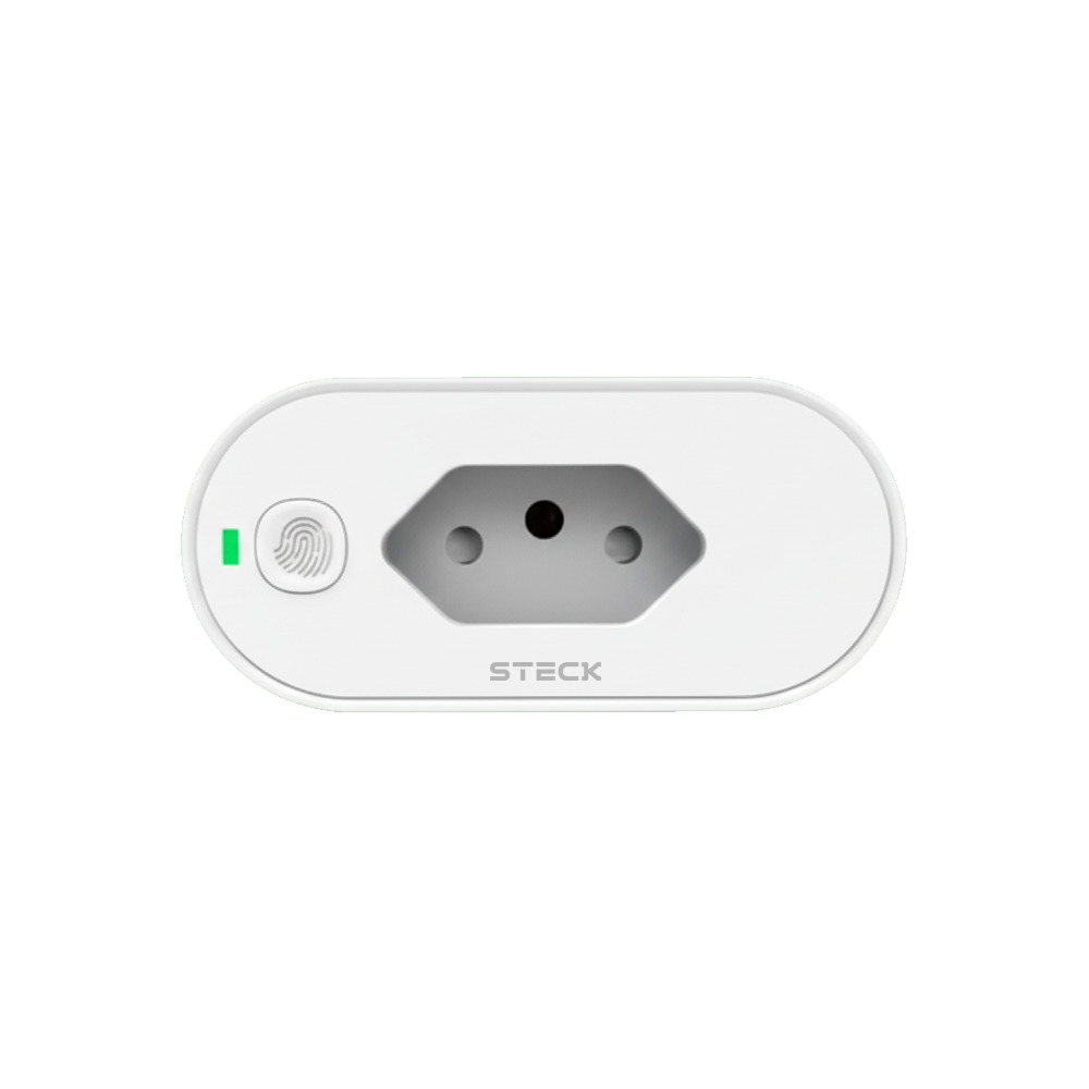 Plugue Inteligente 2P+T 10A WI-FI Steck Ambiente Conectado