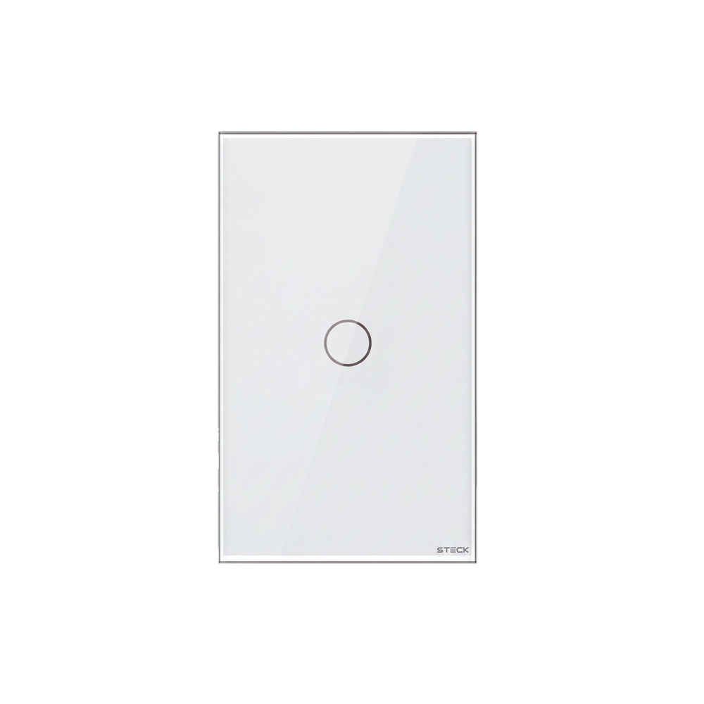 Interruptor Steck Ambiente Conectado 4X2" 1 Módulo Touch Branco WI-FI