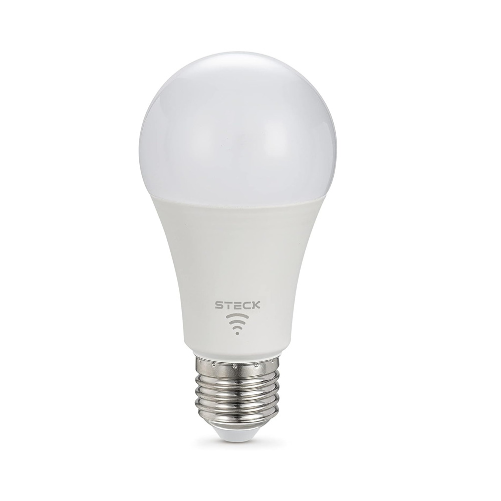 Lâmpada RGB+ 12W WI-FI Ble Steck Ambiente Conectado