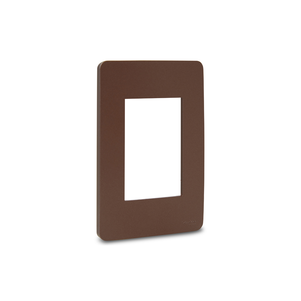 Placa 4X2 3 Postos Planet Brown