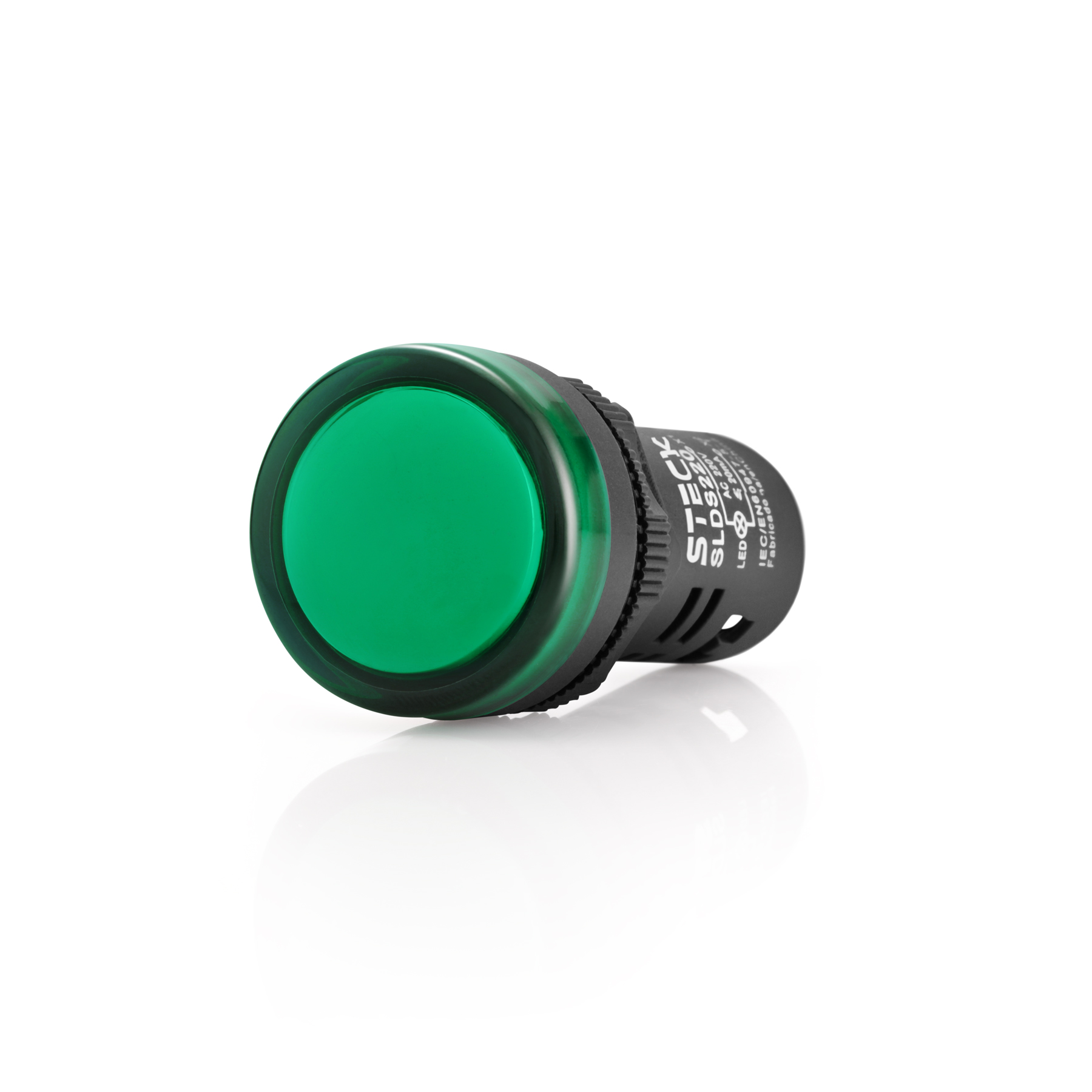 Sinal LED 220V Verde Max Botton
