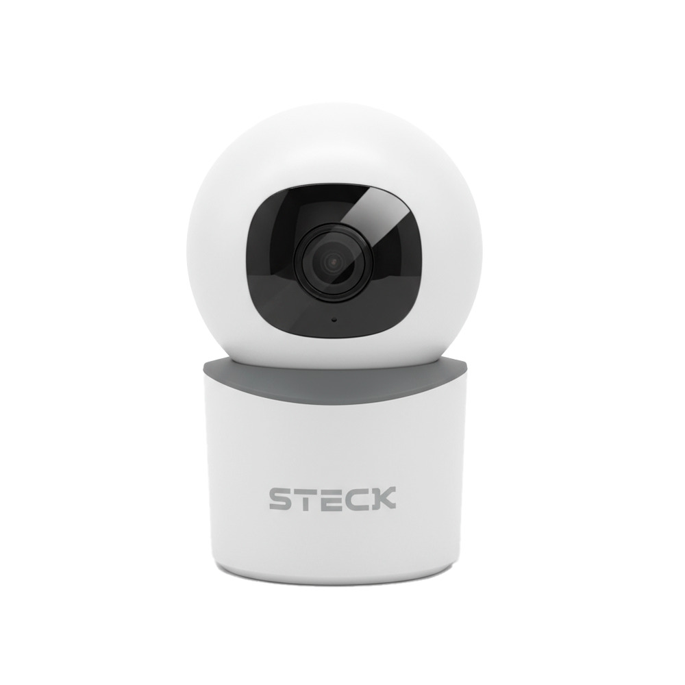 Câmera de Segurança Interna 360° PTZ WI-FI 2MP Steck Ambiente Conectado